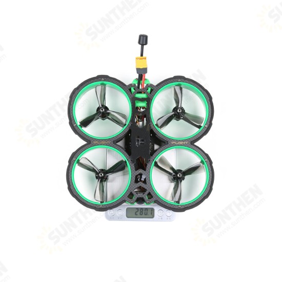 Green H V3 3Inch 4S 145mm CineWhoop PNP/ BNF FPV Racing RC Drone XING-C 1408 4S 3600KV Motor