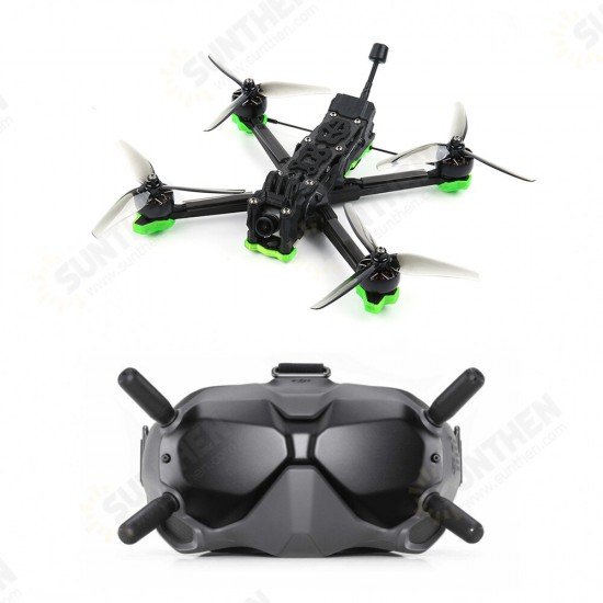 F5 F5X Squashed X HD 4S / 6S 5 Inch FPV Racing Drone BNF 4S Caddx Polar Vista / 6S Camera Vista + FPV Goggles V2 Combo