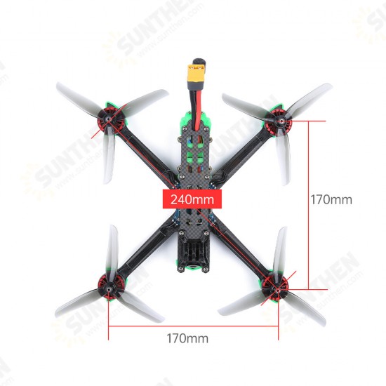 V2 5 Inch 4S Analog LED Version FPV Racing Drone BNF Caddx Ratel Cam 800mW VTX SucceX-E F7 Flight Controller 45A BLHeli_S ESC XING 2207 2450KV V2 5 Inch 4S Analog LED Version FPV Racing Drone BNF Caddx Ratel Cam 800mW VTX SucceX-E F7 Flight Controller 45A BLHeli_S ESC XING 2207 2450KV