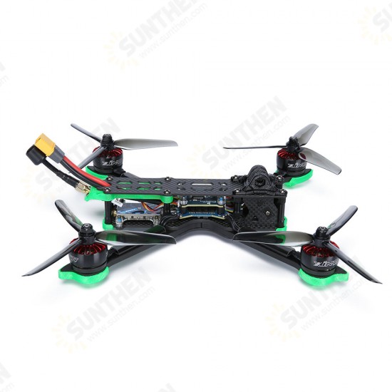 V2 5 Inch 6S Analog LED Version FPV Racing Drone BNF Caddx Ratel Cam 800mW VTX SucceX-E F4 Flight Controller 45A BLHeli_S ESC XING 2207 1800KV