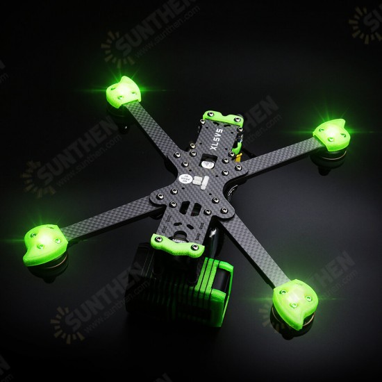 V2 5 Inch 6S HD LED Version FPV Racing Drone BNF Caddx POLAR VISTA SucceX-E F7 Flight Controller 45A BLHeli_S ESC XING 2207 1800KV