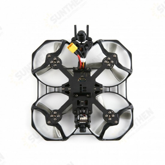 Pusher Analog SucceX-D 20A F4 Whoop AIO V3.2 4S 2.5 Inch FPV Racing Drone BNF w/ 25-600mW VTX FPV Racecm R1 Camera and Gocam RM G3 Sport Camera