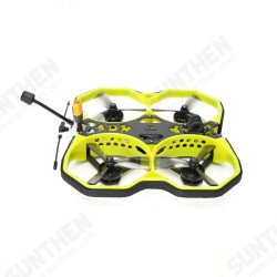 HD 3.5 Inch 4S Cinewhoop Yellow FPV Racing Drone BNF Nebula Nano Digital HD System 2203.5 3600KV Motor Beast AIO F7 45A FC ESC HD 3.5 Inch 4S Cinewhoop Yellow FPV Racing Drone BNF Nebula Nano Digital HD System 2203.5 3600KV Motor Beast AIO F7 45A FC ESC