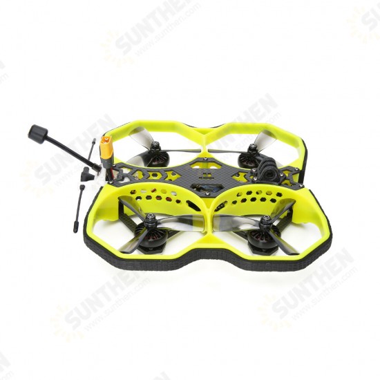 HD 3.5 Inch 4S Cinewhoop Yellow FPV Racing Drone BNF Nebula Nano Digital HD System 2203.5 3600KV Motor Beast AIO F7 45A FC ESC