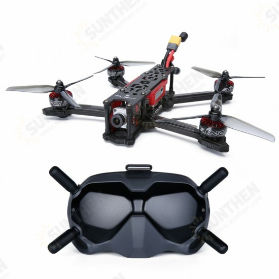 DC5 V1.4 6S w/Caddx Air Unit Polar Digital HD BNF Build-in Receiver FPV HD Goggle V2 FPV Racing RC Drone