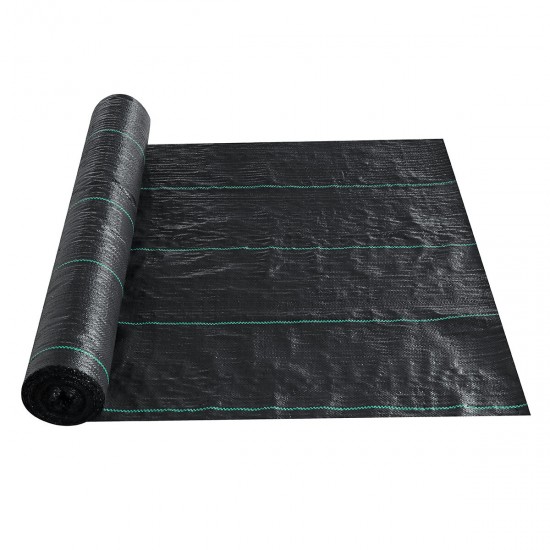 1.2/1.5/2/4m Wide 70gsm Weed Control Fabric Ground Cover Membrane Garden Landscape