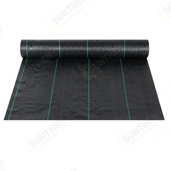 1.2/1.5/2/4m Wide 70gsm Weed Control Fabric Ground Cover Membrane Garden Landscape