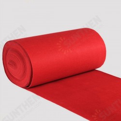1.2*15m Large Long Red Carpet Wedding Aisle Floor Mat Runner Party Birthday Decoration 1.2*15m Large Long Red Carpet Wedding Aisle Floor Mat Runner Party Birthday Decoration