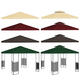 2-Tier 3x3m Garden Gazebo Top Cover Roof Replacement Fabric Tent Canopy