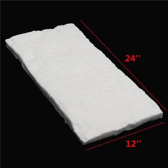 Liberty Flame Ceramic Fiber Blanket – 1/2x12x24, 8lb Density, 2600°F, USA Made (LF-051224)