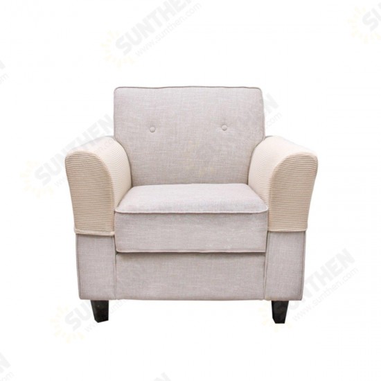 2Pcs Removable Arm Stretch-Sofa Couch Chair Protector Armchair Covers Slipcovers Armrest