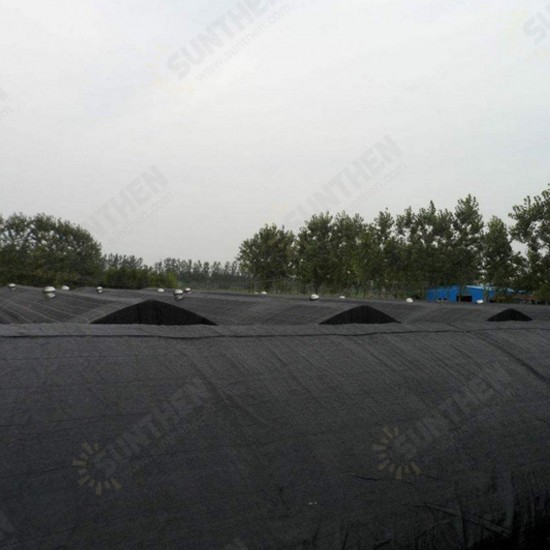 2x4.5m Black Sunblock Shade Cloth 50% UV Resistant Fabric Tarp Greenhouse Plant Cover