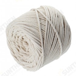 300M 4 Strands Braided Cotton Rope 5mm Twisted Cord Craft Rope Multifunctional Tools 300M 4 Strands Braided Cotton Rope 5mm Twisted Cord Craft Rope Multifunctional Tools