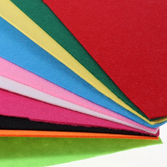 30x30cm Colorful Non Woven Felt Fabric for Art Handicraft Sewing DIY Patchwork