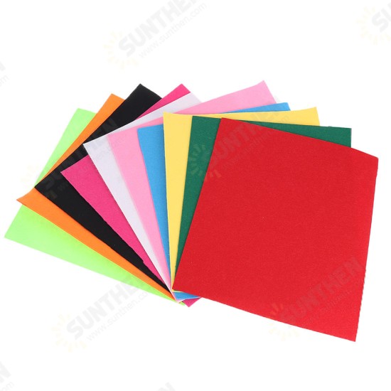 30x30cm Colorful Non Woven Felt Fabric for Art Handicraft Sewing DIY Patchwork