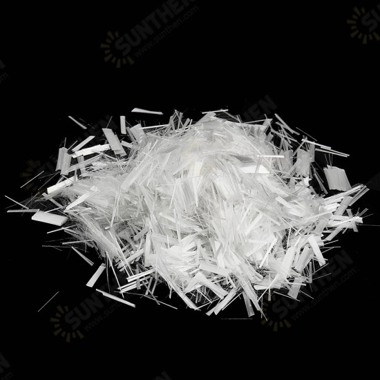 3/6/10MM Glass Fiber GFRC Fiberglass Strands Blades 1LB for Concrete Cement