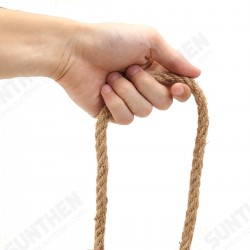 3m/10m/20m/50m Jute Rope for Decorations Garden Weddings Water Pipe Staircase Handrail Vase