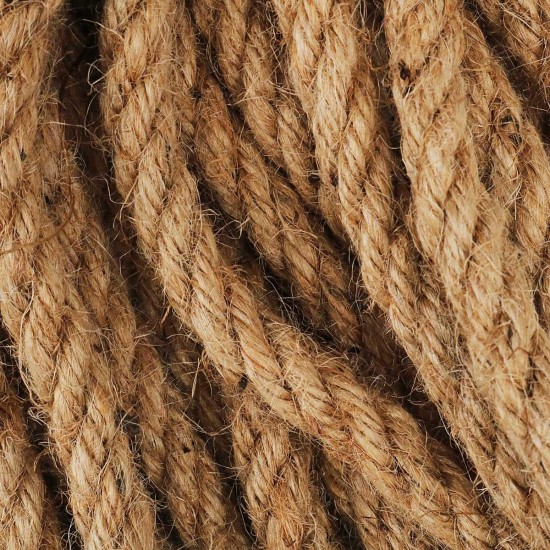 3m/10m/20m/50m Jute Rope for Decorations Garden Weddings Water Pipe Staircase Handrail Vase