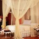 4 Corner Mosquito Net Mesh Canopy Insect Queen King Size Netting Curtain Dome 190X210X240CM