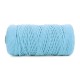 5 Color 3mm 100M DIY Long Macrame Colorful Cotton Twisted Cord Rope Hand Crafts String Braided Wire