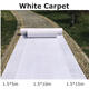 5/10/15m White Carpet Runner Wedding Party Aisle Floor Mat Exhibition Festival Roll