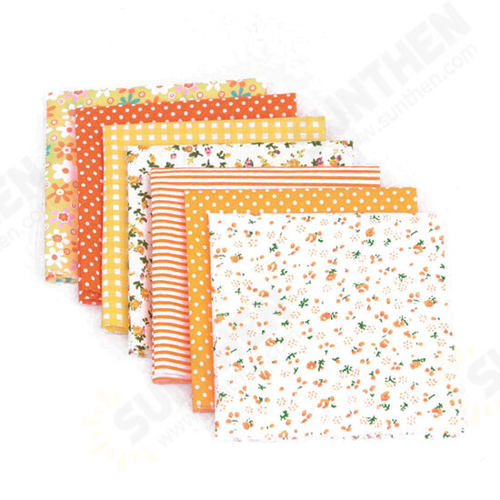 7Pcs Cotton Cloth Fabric Sewing Patchwork DIY Craft Clothing Floral