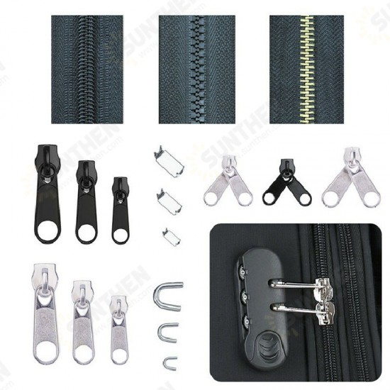 85Pcs Zipper Repair Kit Zipper Replacement Zipper Pull Rescue Kit with Zipper Install Pliers Tool and Zipper Extension Pulls for Clothing Jackets Purses Luggage Backpacks