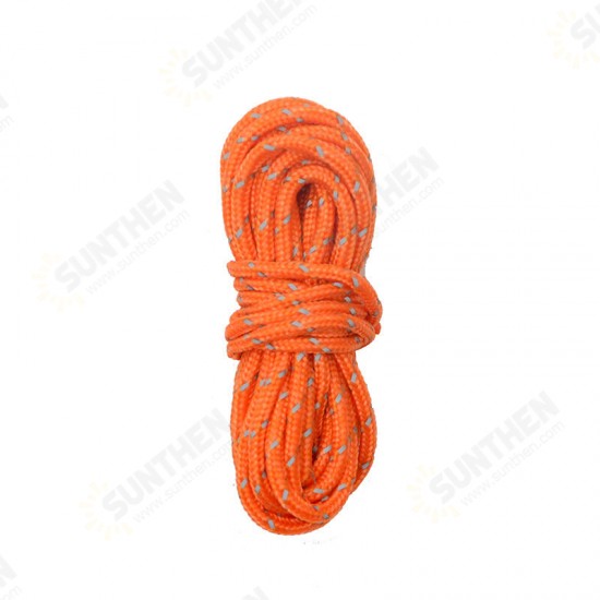 Outdoor Camping Tent Windproof Rope Canopy Nail Fixed Pull Rope Night Reflective