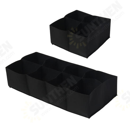 Sub-grid Garden Planting Bag Foldable Breathable Felt Flower Pots Container