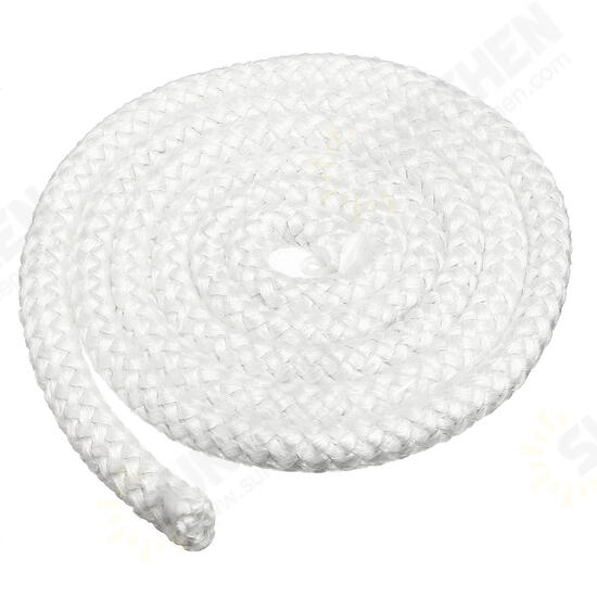 Wood Stove Door Gasket Round Fiberglass Rope Seal High Density Fibreglass Strips Rope 9.5mmx2m