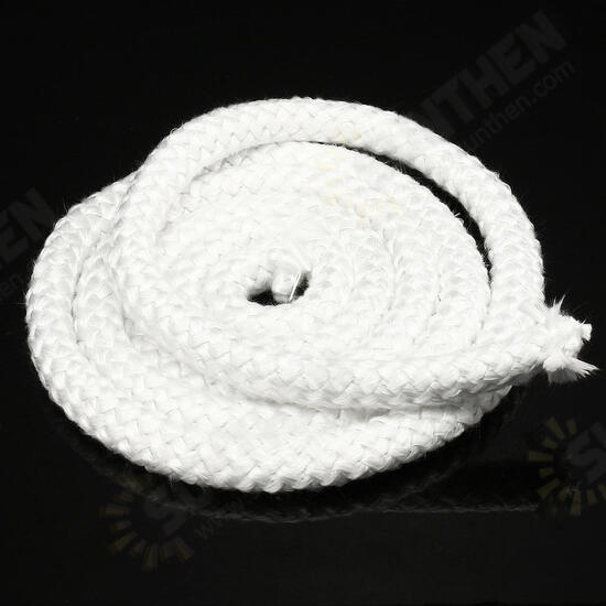 Wood Stove Door Gasket Round Fiberglass Rope Seal High Density Fibreglass Strips Rope 9.5mmx2m