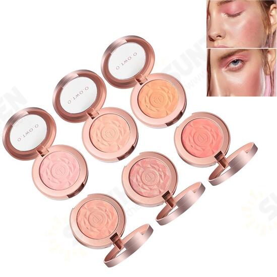 6 Colors Rose Makeup Face Blush Brighten Face Fine Powder Peach Blush Long-Lasting 6 Colors Rose Makeup Face Blush Brighten Face Fine Powder Peach Blush Long-Lasting