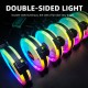 120mm Computer PC Cooler Cooling Fan RGB LED Multicolor-mode Quiet Chassis Fan With Controller