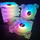 3/6 Pcs 120mm RGB Fans Crystal Diamond PC Case Cooler Computer CPU Cooling Fan