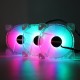 3/6 Pcs 120mm RGB Fans Crystal Diamond PC Case Cooler Computer CPU Cooling Fan