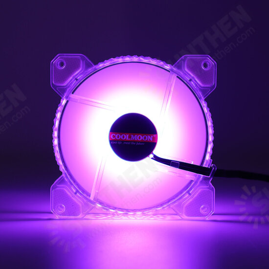 3/6 Pcs 120mm RGB Fans Crystal Diamond PC Case Cooler Computer CPU Cooling Fan