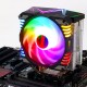 4 Heat Pipe RGB CPU Cooler 3/4 Pin For Intel Socket LGA 775/1150/1151/1155/1156/1200 AMD Socket