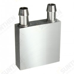 40x40x12mm Aluminum Water Cooling Block For CPU Graphics Radiator Heatsink