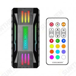 5V ARGB Fan Controller Fan Hub PWM Temperature Control Speed Regulation Wireless Remote Control Synchronization 5V ARGB Fan Controller Fan Hub PWM Temperature Control Speed Regulation Wireless Remote Control Synchronization