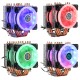 CPU Cooler LED RGB 6 Heatpipes 4 Pin Dual Fan For Intel 1156/1155/1151/775 AMD