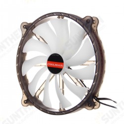 Cool Moon CR200mm Chassis Computer Case Fan RGB Mute Streamer LED Computer Host 20cm Cooling Fan