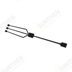 Cooler Master 1-To-3 Addressable RGB Splitter Cable 4Pin 12V ARGB Sync on LED Strips and Fans for Computer Cases Radiators Fans Cooler Master 1-To-3 Addressable RGB Splitter Cable 4Pin 12V ARGB Sync on LED Strips and Fans for Computer Cases Radiators Fans