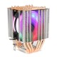 CPU Cooling Fan 1/2/3 Fans 3/4 Pin 6 Heat Pipes RGB/Without Light Silent Computer Case Cooler CPU Heatsink for Intel AMD CPU