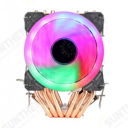 CPU Cooling Fan 1/2/3 Fans 3/4 Pin 6 Heat Pipes RGB/Without Light Silent Computer Case Cooler CPU Heatsink for Intel AMD CPU CPU Cooling Fan 1/2/3 Fans 3/4 Pin 6 Heat Pipes RGB/Without Light Silent Computer Case Cooler CPU Heatsink for Intel AMD CPU