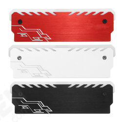 NC-3 RGB Colorful Backlit Aluminium Mg Alloy Memory Cooling Clamp Heatsink Computer Memory Cooler NC-3 RGB Colorful Backlit Aluminium Mg Alloy Memory Cooling Clamp Heatsink Computer Memory Cooler