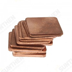 Laptop GPU CPU Copper Heat Sink Pad Shim 15 x 15mm Laptop GPU CPU Copper Heat Sink Pad Shim 15 x 15mm