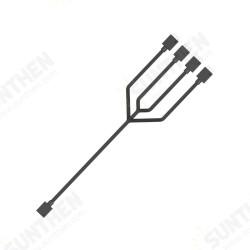 Motherboard RGB Fan Splitter 1 to 1/2/3/4 Cooling Fan Extension Cable Hub Adapter Cord Motherboard RGB Fan Splitter 1 to 1/2/3/4 Cooling Fan Extension Cable Hub Adapter Cord