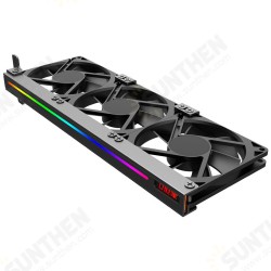 VC-C270H Graphics Card Cooler Three 9CM Fans Heatsink AURA Motherboard ARGB Light Effect Strip Graphics Cooling VC-C270H Graphics Card Cooler Three 9CM Fans Heatsink AURA Motherboard ARGB Light Effect Strip Graphics Cooling