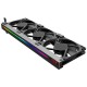 VC-C270H Graphics Card Cooler Three 9CM Fans Heatsink AURA Motherboard ARGB Light Effect Strip Graphics Cooling