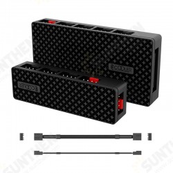 3 4PIN Cooling Fan HUB PWM Speed Regulating Distributor For PC 3 4PIN Cooling Fan HUB PWM Speed Regulating Distributor For PC